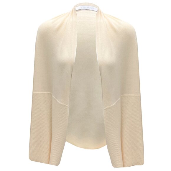 Sally LaPointe Cream Cashmere Knit Shrug - Picture 1 of 4